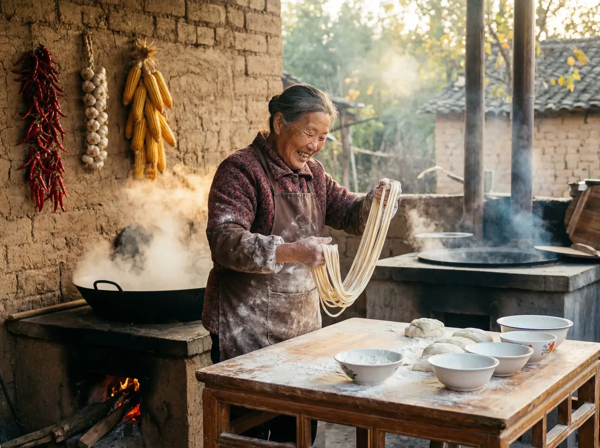 农家大嫂手擀面 - 色欲迷墙迅雷下载 乡村美食